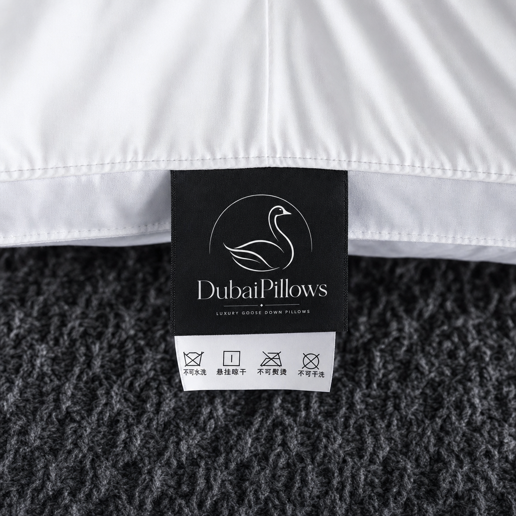 Two pillows on luxury bed